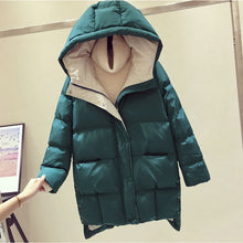 Load image into Gallery viewer, 2020 Winter Women Jacket Long Hooded Cotton Padded Female Coat High Quality Warm Outwear Womens Parka Manteau Femme Hiver P787
