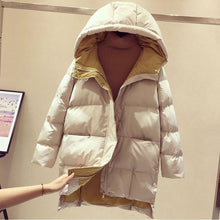 Load image into Gallery viewer, 2020 Winter Women Jacket Long Hooded Cotton Padded Female Coat High Quality Warm Outwear Womens Parka Manteau Femme Hiver P787