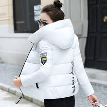 Load image into Gallery viewer, 2020 New Winter Parkas Women Jacket Hooded Thick Warm Short Jacket Cotton Padded Parka Basic Coat Female Outerwear Plus Size 5XL