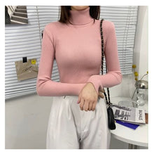 Load image into Gallery viewer, Women Sweaters 2020 Autumn Winter Tops Korean Slim Women Pullover Knitted Sweater Jumper Soft Warm Pull Femme