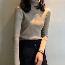 Load image into Gallery viewer, Women Sweaters 2020 Autumn Winter Tops Korean Slim Women Pullover Knitted Sweater Jumper Soft Warm Pull Femme