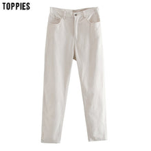Load image into Gallery viewer, TOPPIES Women Straight pants High Waist trousers Cotton Sweatpants Plus Size Clothing