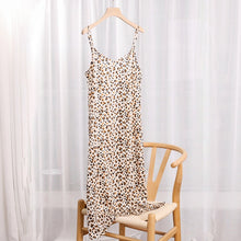 Load image into Gallery viewer, High Quality Women's Dress Summer Spaghetti Satin Long Woman Dress Very Soft Smooth Plus Size S-4XL M30262