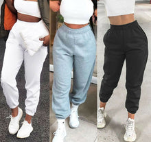 Load image into Gallery viewer, Women Casual Sweatpants Jogger Dance Harem Pants Sports Baggy Trousers solid  fitness pants Casual Girls Drawstring Long Pants
