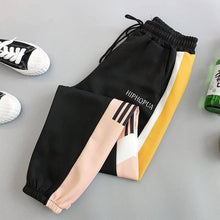 Load image into Gallery viewer, Hip Hop Women Casual Trousers Black Loose Streetwear Pants High Waist Pockets Trousers Female Plus Size Sport Pants 5XL
