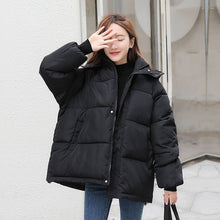 Load image into Gallery viewer, Fashion Short Winter Jacket Women Casual Warm Solid Hooded Parka Coat Office Lady 2020 New
