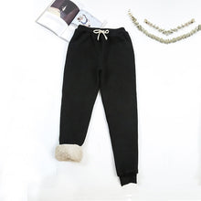 Load image into Gallery viewer, BEFORW 2020 Autumn Winter Women Fleece Sweatpants Trousers Casual Thick Velvet Loose Cashmere Sweatpants Tracksuit Pants
