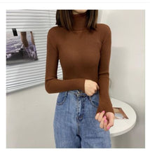 Load image into Gallery viewer, Women Sweaters 2020 Autumn Winter Tops Korean Slim Women Pullover Knitted Sweater Jumper Soft Warm Pull Femme
