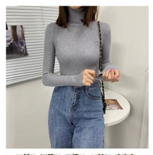 Load image into Gallery viewer, Women Sweaters 2020 Autumn Winter Tops Korean Slim Women Pullover Knitted Sweater Jumper Soft Warm Pull Femme
