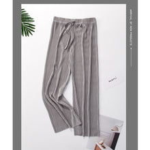 Load image into Gallery viewer, DASSWEI Summer Wide Leg Pants For Women Casual Elastic High Waist 2020 New Fashion Loose Long Pants Pleated Pant Trousers Femme
