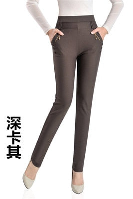 Large Size Casual Pants Women 2020 Long Loose Pants Tall Waist Womens NEW Spring/autumn Trousers Female Stretch Pants